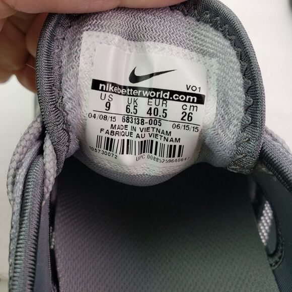 Nike Flex Supreme TR 3 Womens Sz 9 Grey Green Training Sneaker Shoes 683138 005 - Picture 9 of 9